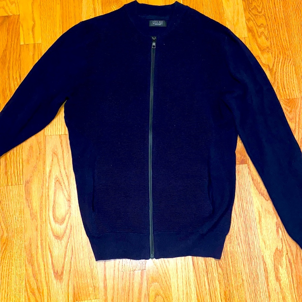 Zara zip up sweater